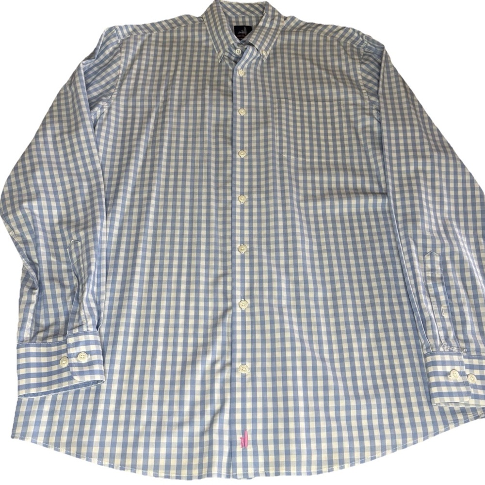 Johnnie-O Prep Performance Button Down Plaid Shir… - image 1